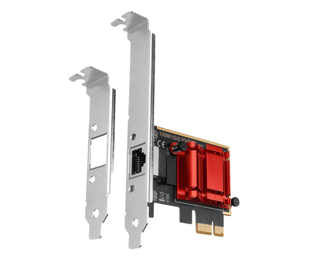 AXAGON Karta sieciowa PCI-Express z szybkością transmisji 2.5Gbit/s PCEE-G25 - 1211976 - zdjęcie